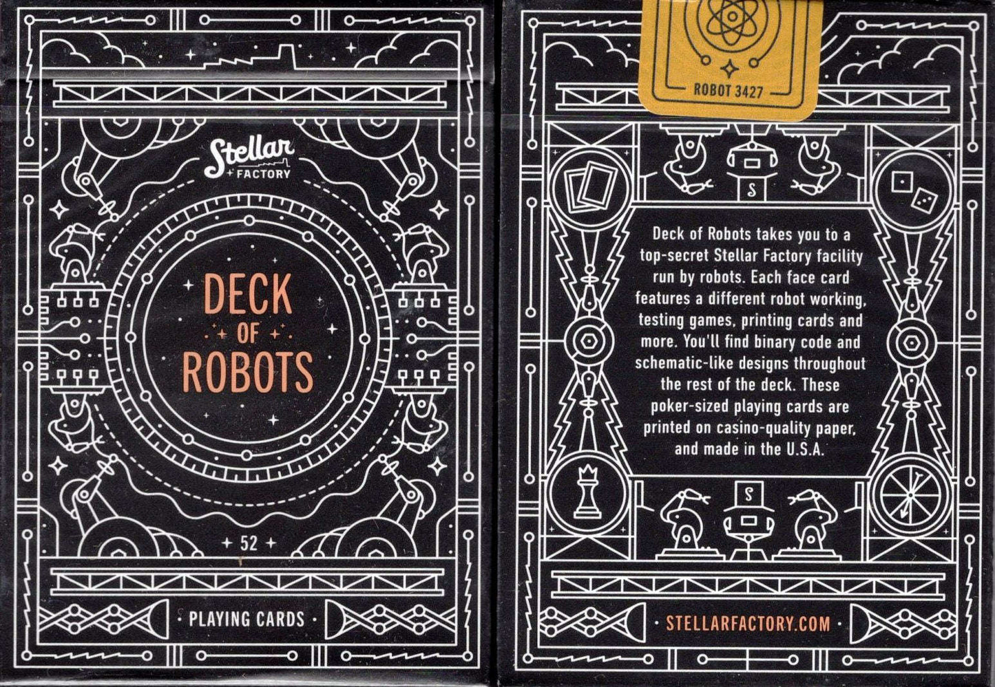 PlayingCardDecks.com-Deck of Robots Playing Cards USPCC