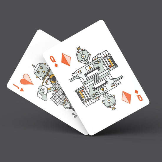 PlayingCardDecks.com-Deck of Robots Playing Cards USPCC