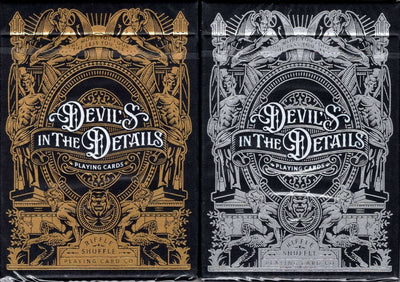 PlayingCardDecks.com-Devil's In The Details Gilded Playing Cards 2 Deck Set TPCC