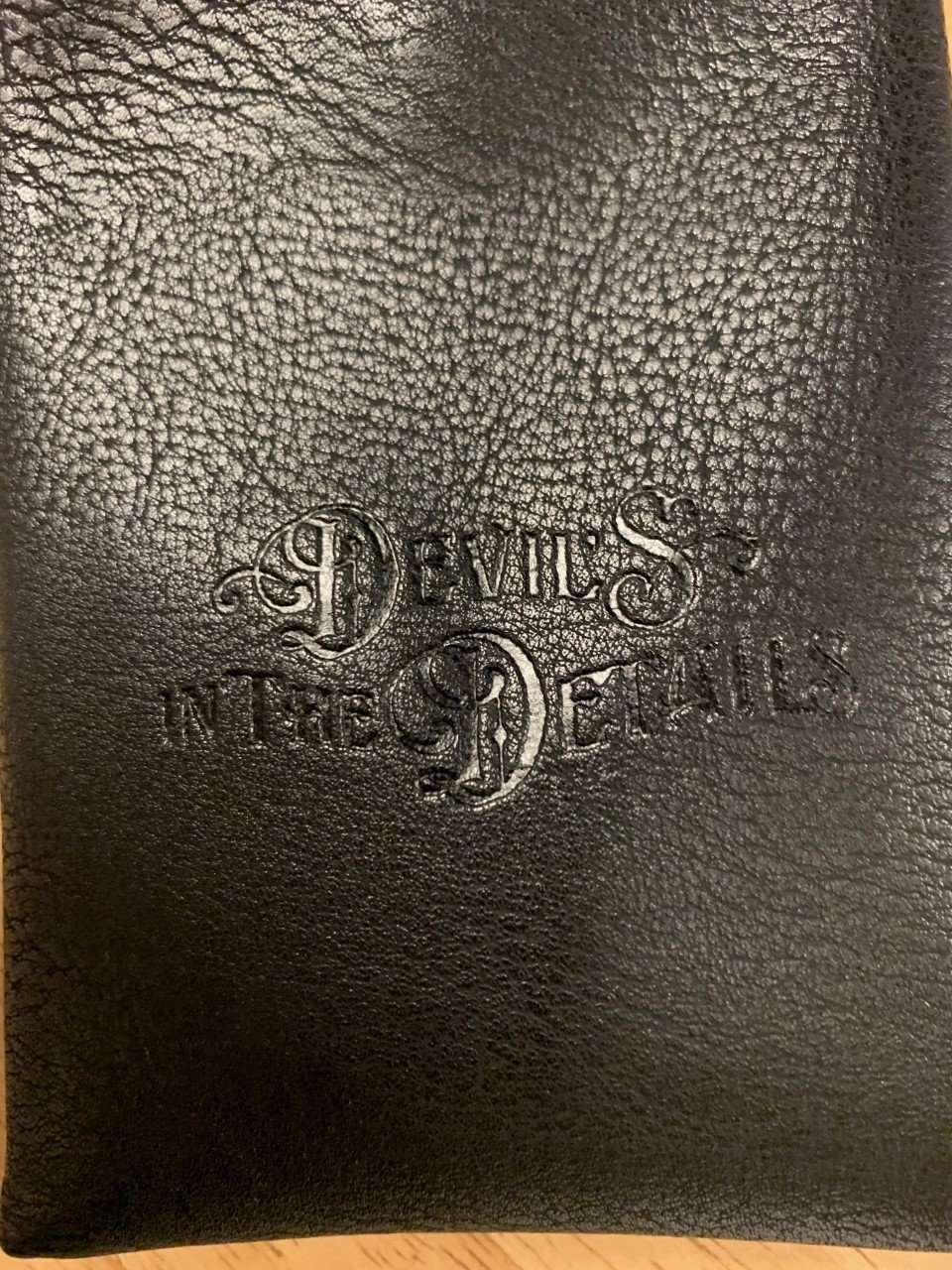 PlayingCardDecks.com-Devil's In The Details Leather Deck Pouch