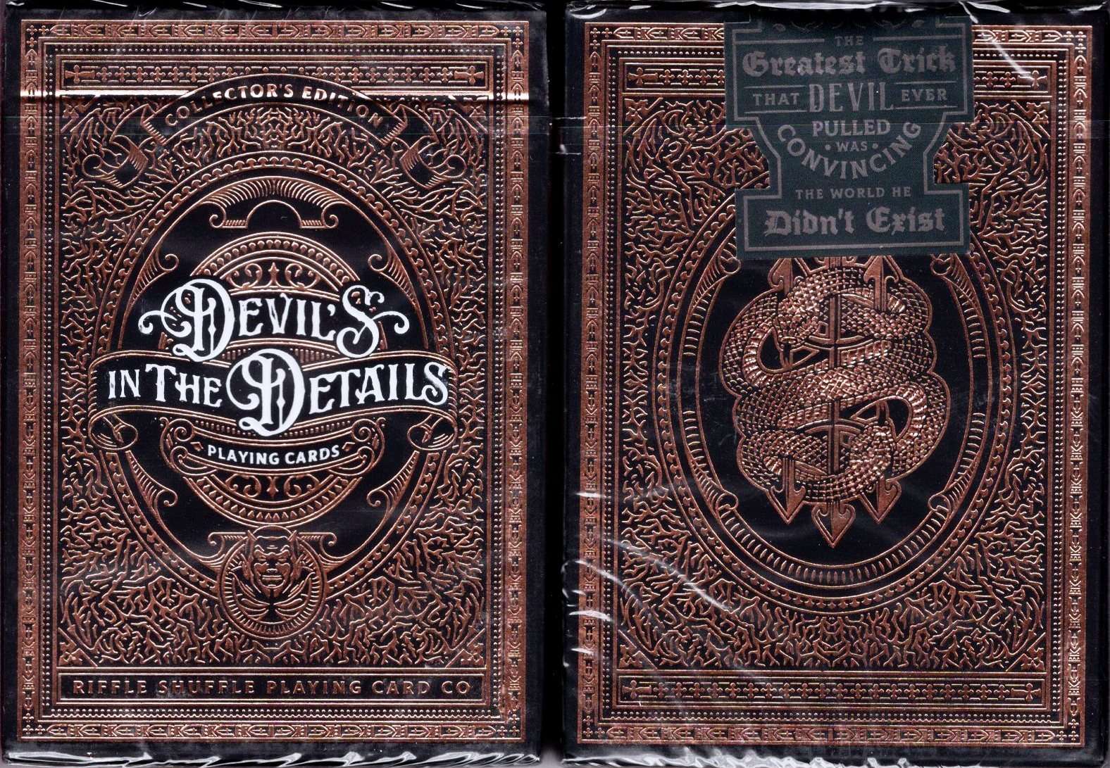 PlayingCardDecks.com-Devil's In The Details Rose Gold Playing Cards TPCC