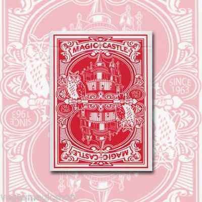 Magic Castle Red Playing Cards USPCC