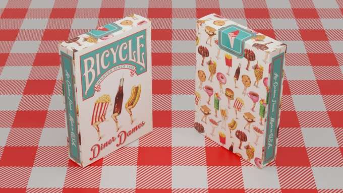 PlayingCardDecks.com-Diner Dames Bicycle Playing Cards