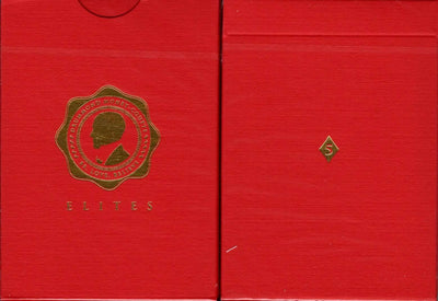 PlayingCardDecks.com-DMC Elites Red v5 Playing Cards USPCC
