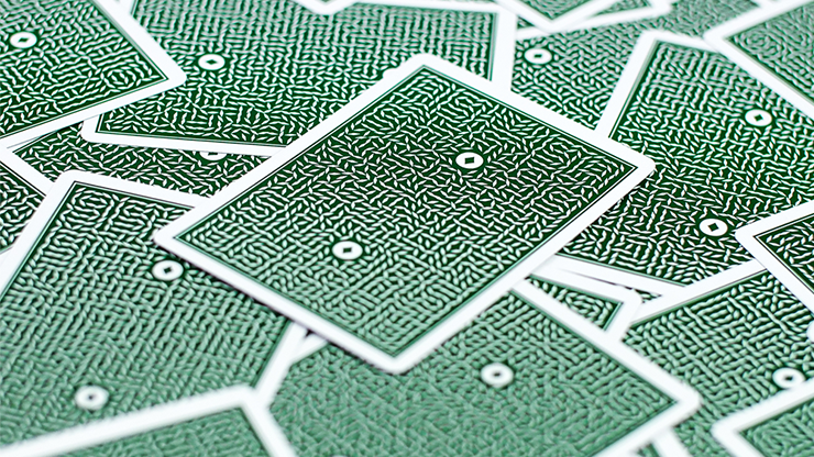 PlayingCardDecks.com-DMC Elites v4 Forest Green Marked Playing Cards