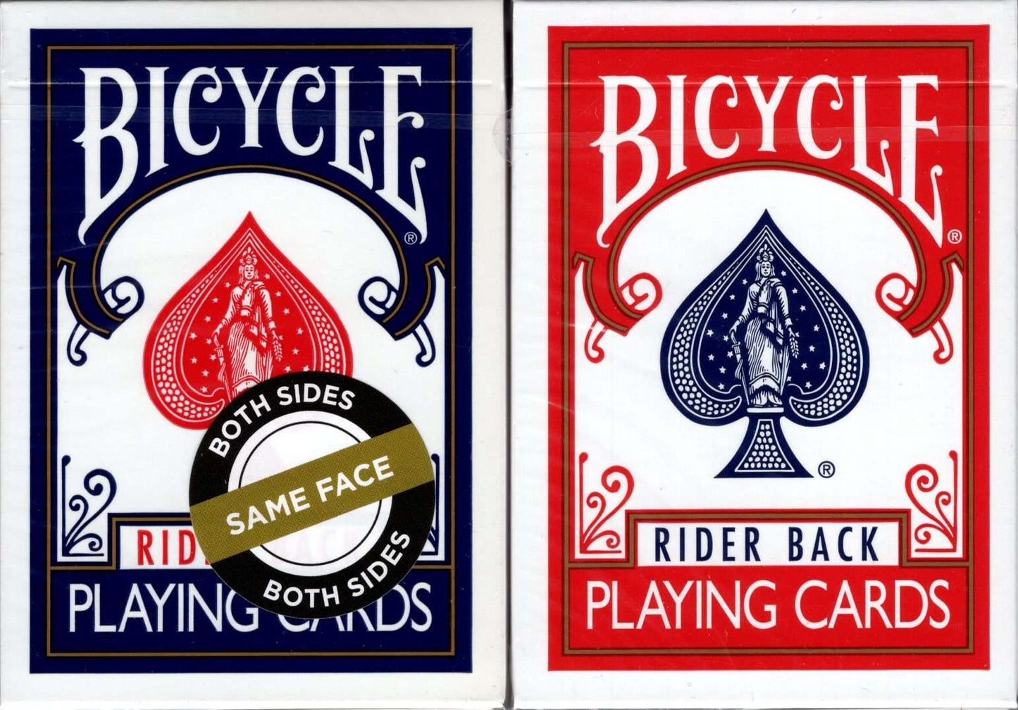 PlayingCardDecks.com-Double Mirror Face Bicycle Playing Cards