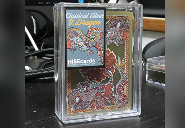 PlayingCardDecks.com-Dragon Classic Silver Plastic Transparent Playing Cards