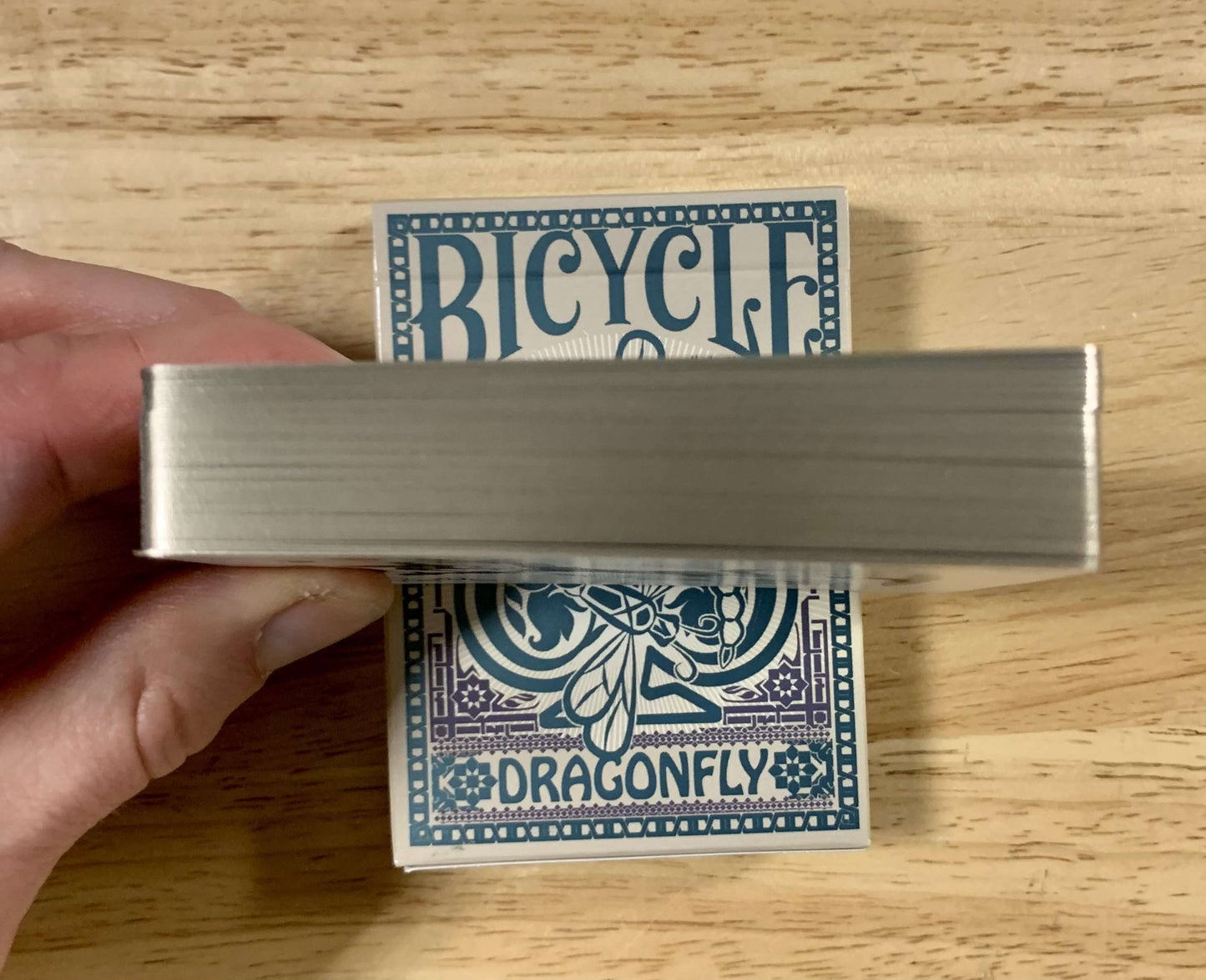 PlayingCardDecks.com-Dragonfly Gilded Bicycle Playing Cards