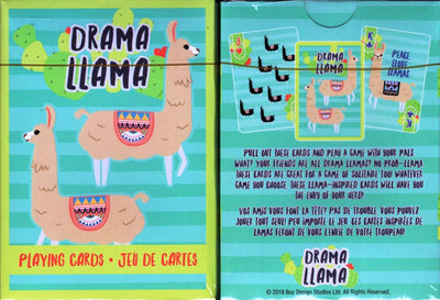 PlayingCardDecks.com-Drama Llama Playing Cards Aquarius