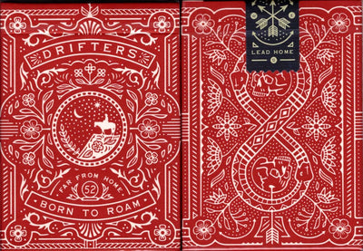 PlayingCardDecks.com-Drifter's Red Playing Cards USPCC