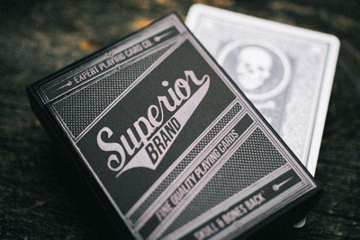PlayingCardDecks.com-Superior Brand Skull & Bones Playing Cards Deck EPCC