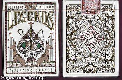 PlayingCardDecks.com-Egyptian Legends Red Playing Cards Deck