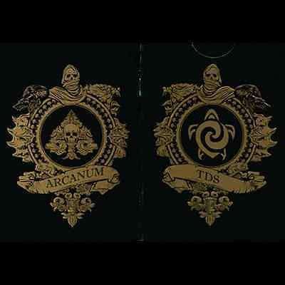 PlayingCardDecks.com-Arcanum Black Playing Cards Deck