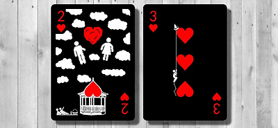 PlayingCardDecks.com-Pipmen Shadow Playing Cards Deck LPCC