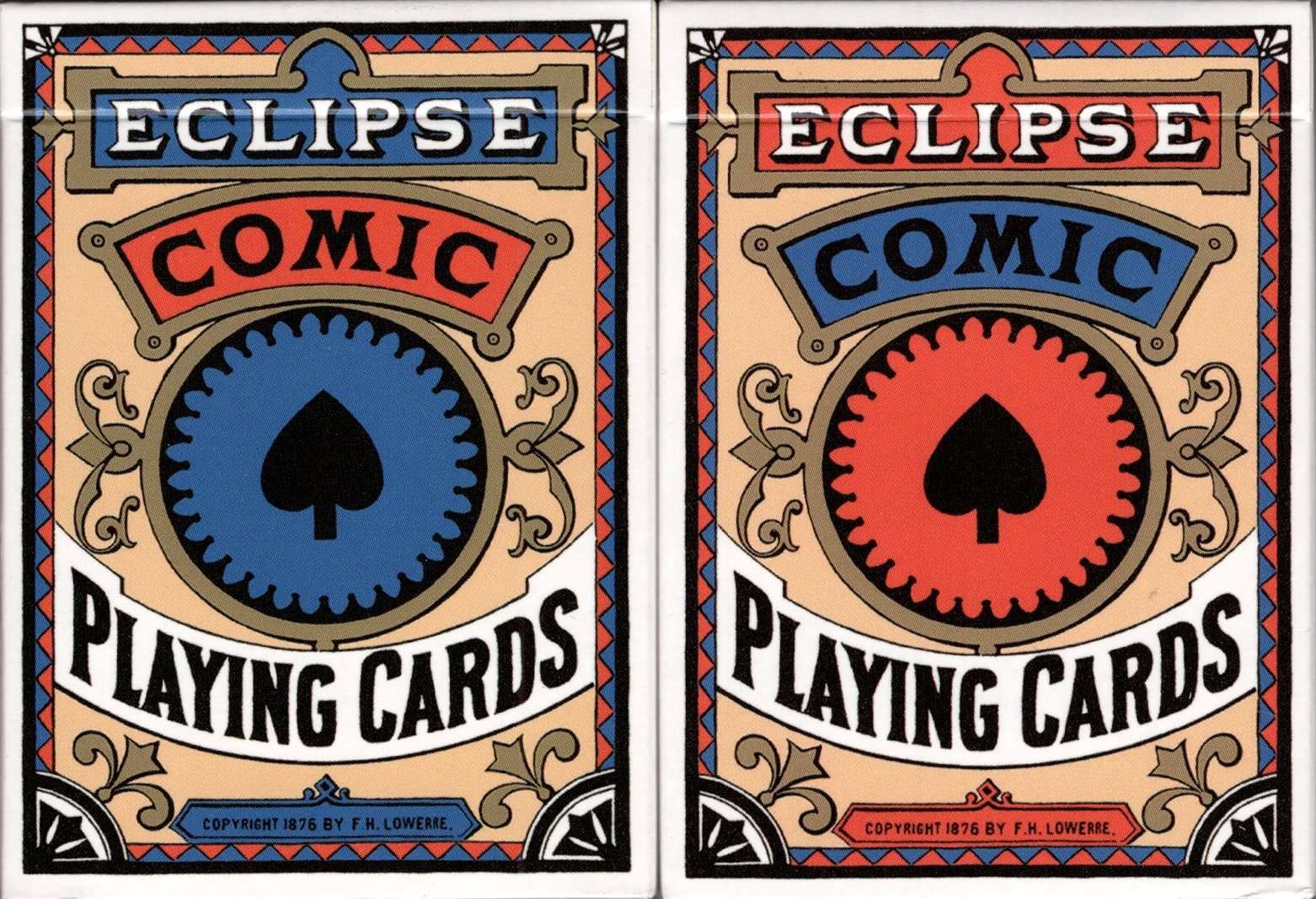 PlayingCardDecks.com-Eclipse Comic Reproduction Playing Cards MPC: 2 Deck Set