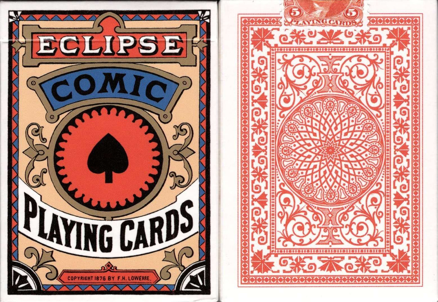 PlayingCardDecks.com-Eclipse Comic Reproduction Playing Cards MPC: Red