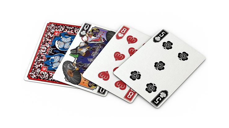 PlayingCardDecks.com-Edo Karuta Daimyo Red Bicycle Playing Cards