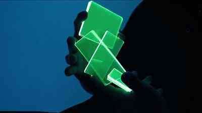 PlayingCardDecks.com-Neon Green Deck