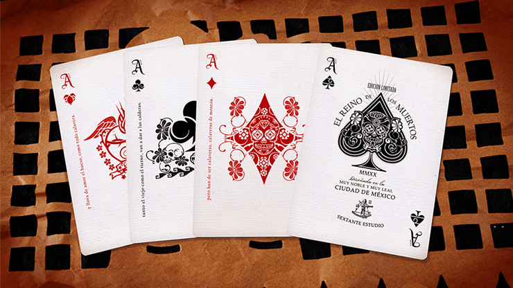 PlayingCardDecks.com-El Reino de Loas Muertos Expert Edition Playing Cards Cartamundi