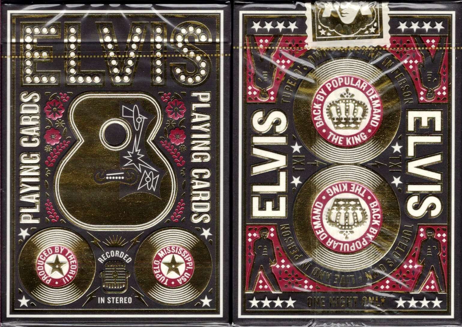 rare elvis presley trading cards Elvis Playing Cards by Theory11