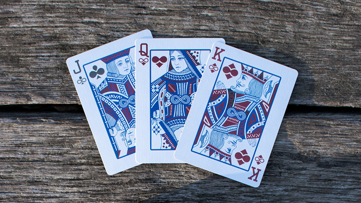 PlayingCardDecks.com-Endless Time Blue Playing Cards Cartamundi