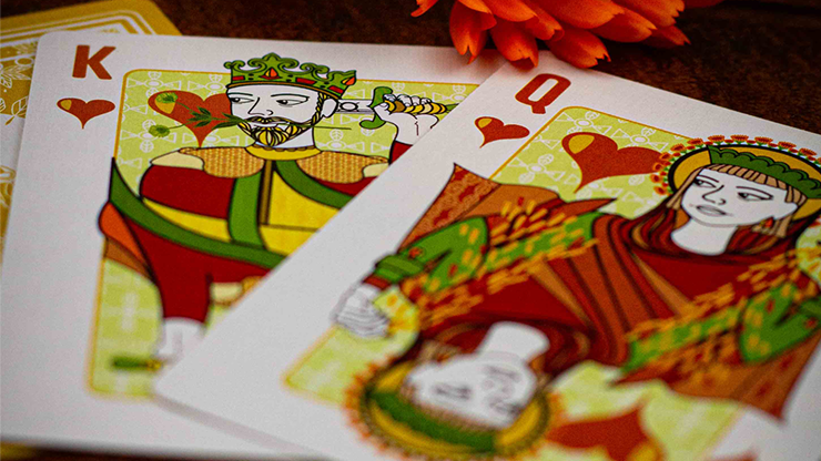 PlayingCardDecks.com-Essential Calendula Playing Cards Cartamundi