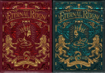 PlayingCardDecks.com-Eternal Reign Gilded 2 Decks Set TWPCC