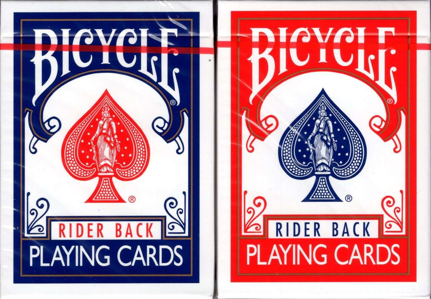PlayingCardDecks.com-Expert Thin Rider Back Bicycle Playing Cards