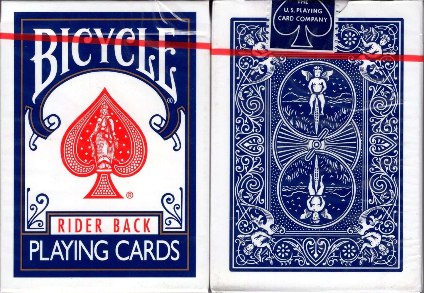 PlayingCardDecks.com-Expert Thin Rider Back Bicycle Playing Cards: Blue