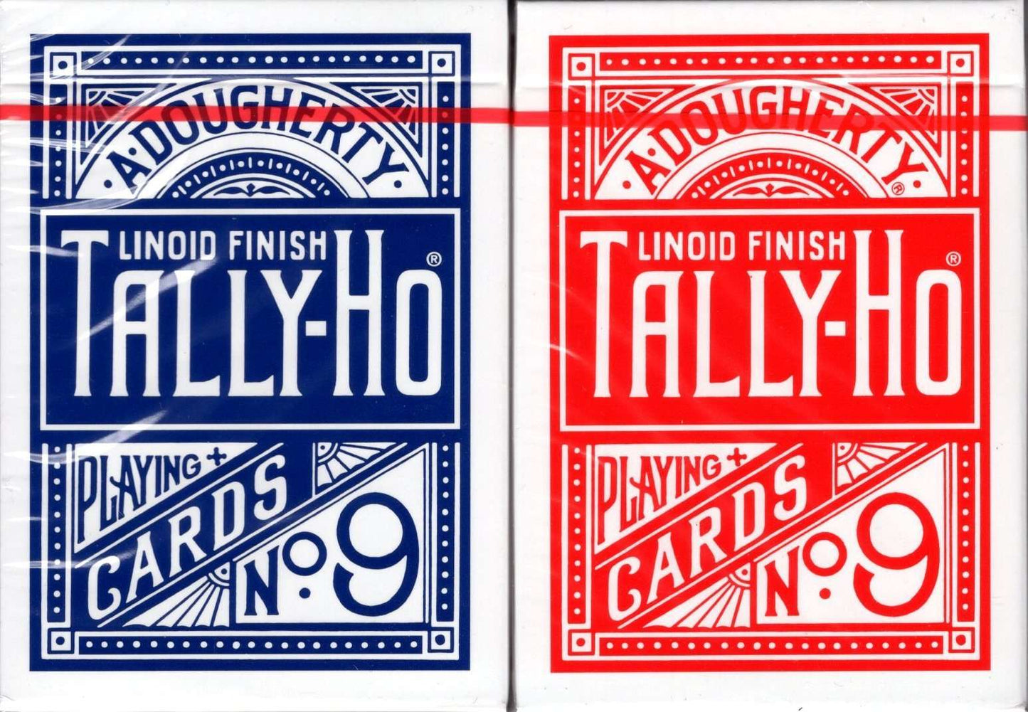 PlayingCardDecks.com-Expert Thin Tally-Ho Circle Back Playing Cards