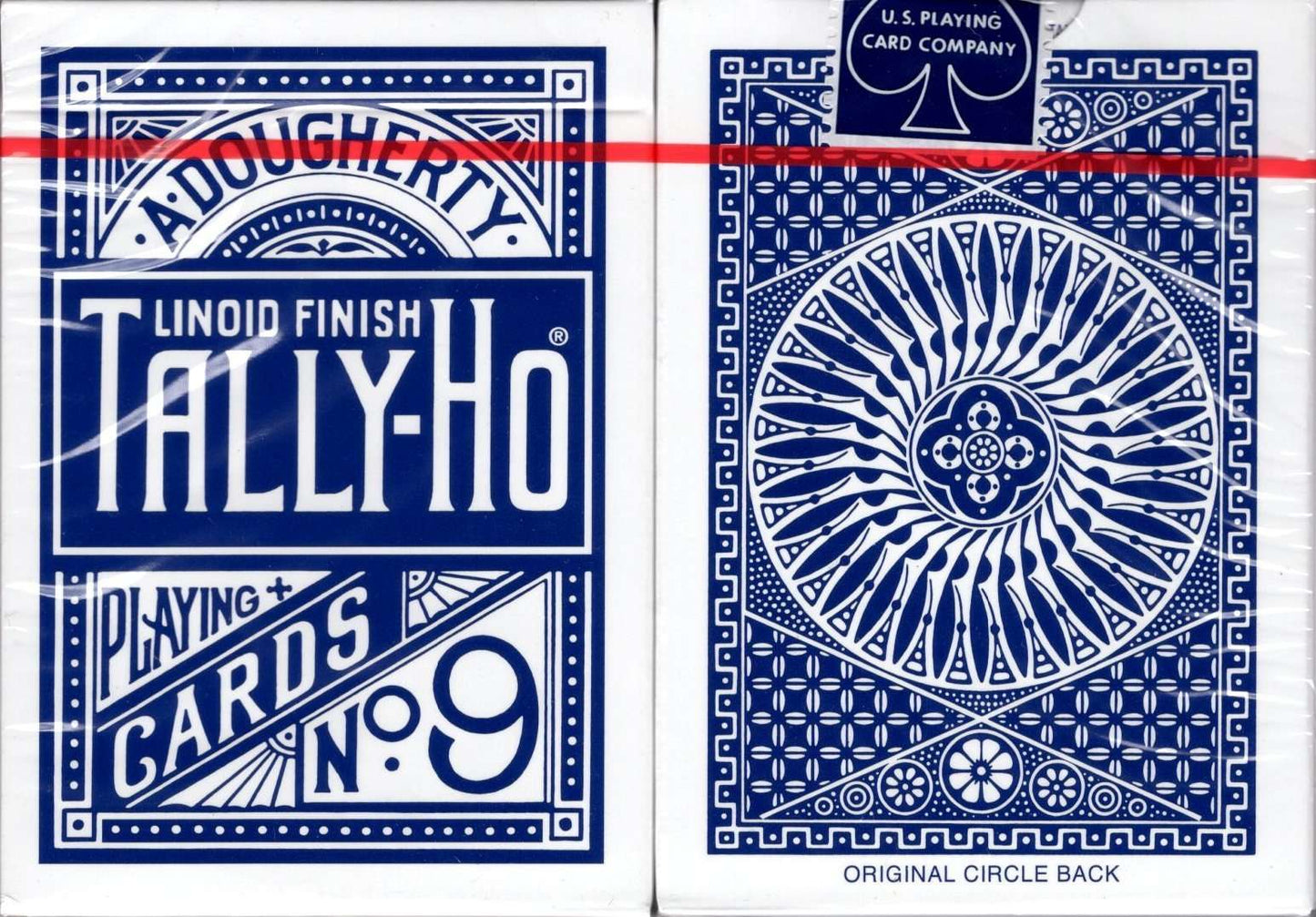 PlayingCardDecks.com-Expert Thin Tally-Ho Circle Back Playing Cards