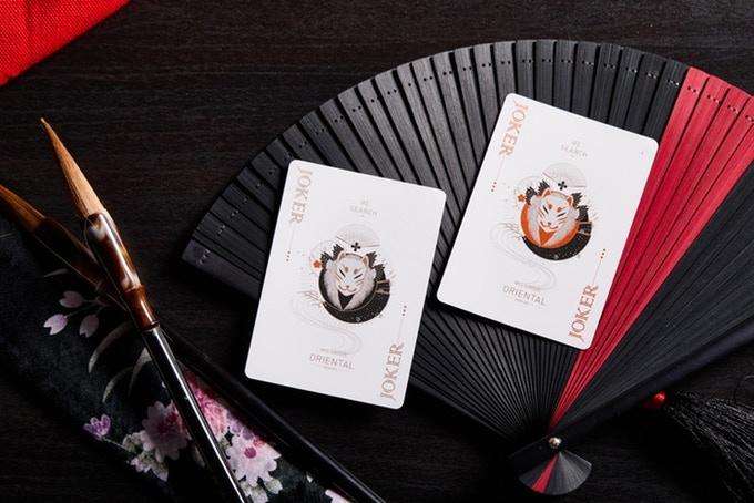 PlayingCardDecks.com-Oriental Memory Playing Cards 2 Deck Set USPCC