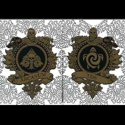 PlayingCardDecks.com-Arcanum White Playing Cards Deck
