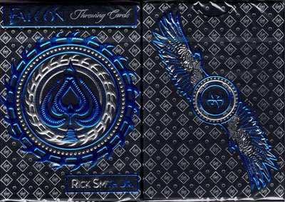 PlayingCardDecks.com-Falcon Silver Collector Throwing Playing Cards USPCC