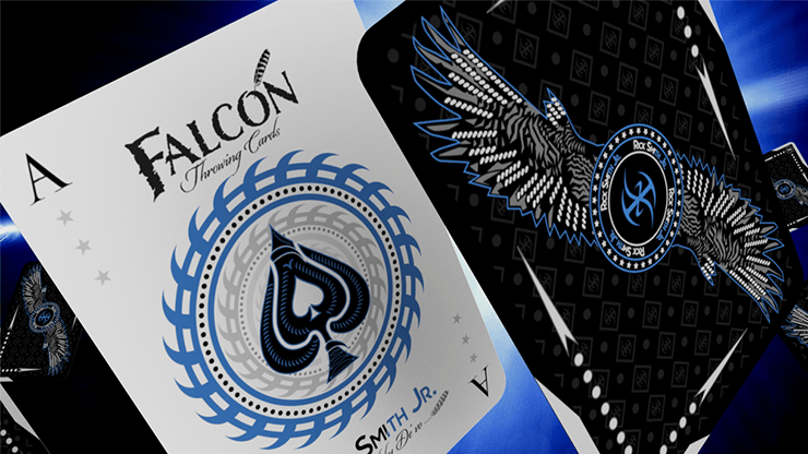 PlayingCardDecks.com-Falcon Silver Collector Throwing Playing Cards USPCC