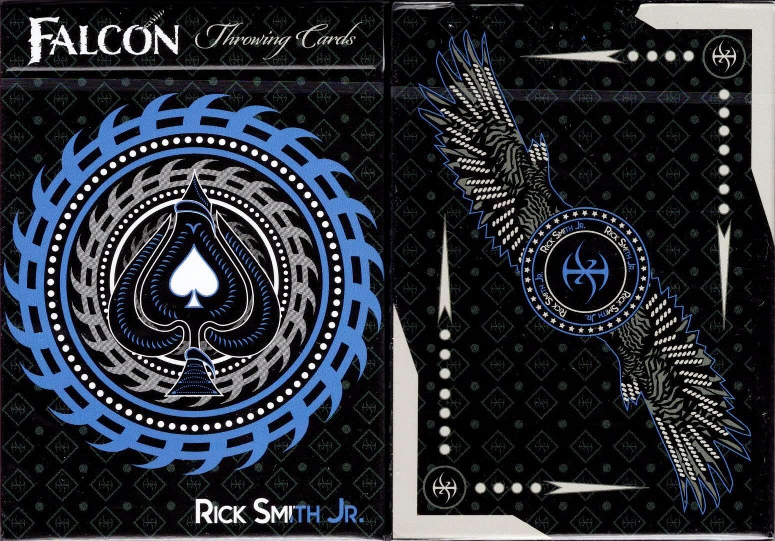 PlayingCardDecks.com-Falcon Silver Throwing Playing Cards USPCC