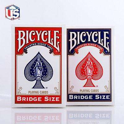 PlayingCardDecks.com-Bridge Size Bicycle Rider Back Playing Cards 2 Deck Set