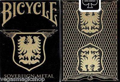 PlayingCardDecks.com-Sovereign Metal Copper Bicycle Playing Cards Deck