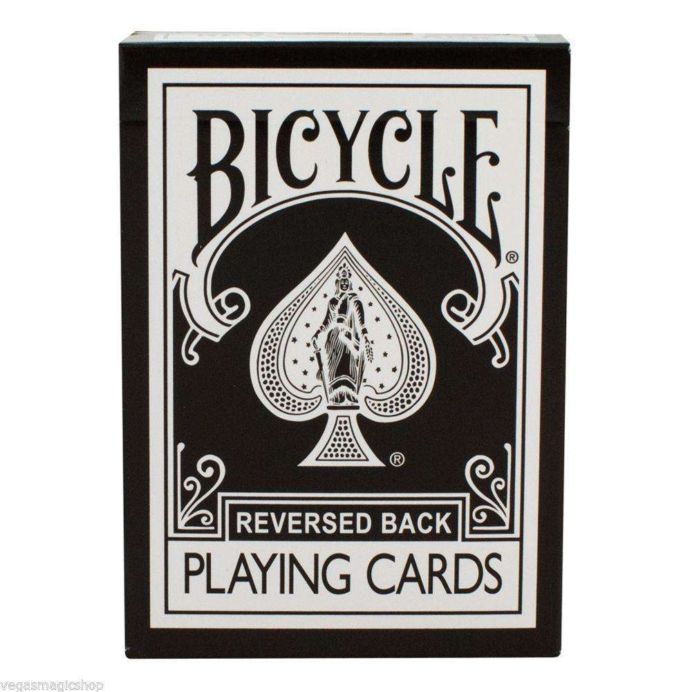 PlayingCardDecks.com-Black Reversed Back Bicycle Playing Cards