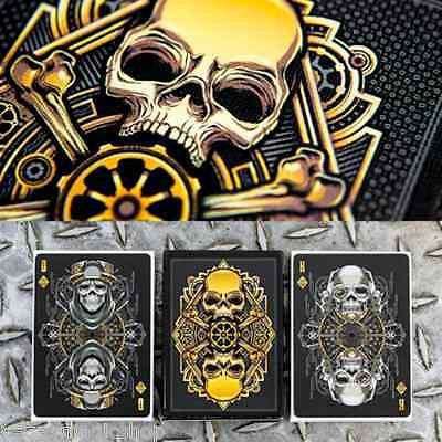 Steampunk Bandits Bicycle Playing Cards - Black & White