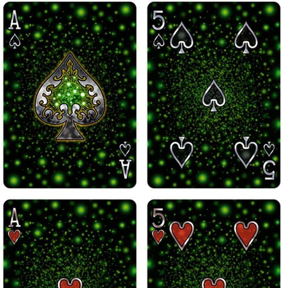 bicycle fireflies playing cards