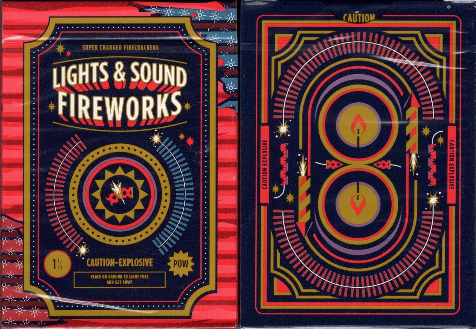 Firework Rack Card Fireworks Playing Cards USPCC – PlayingCardDecks.com