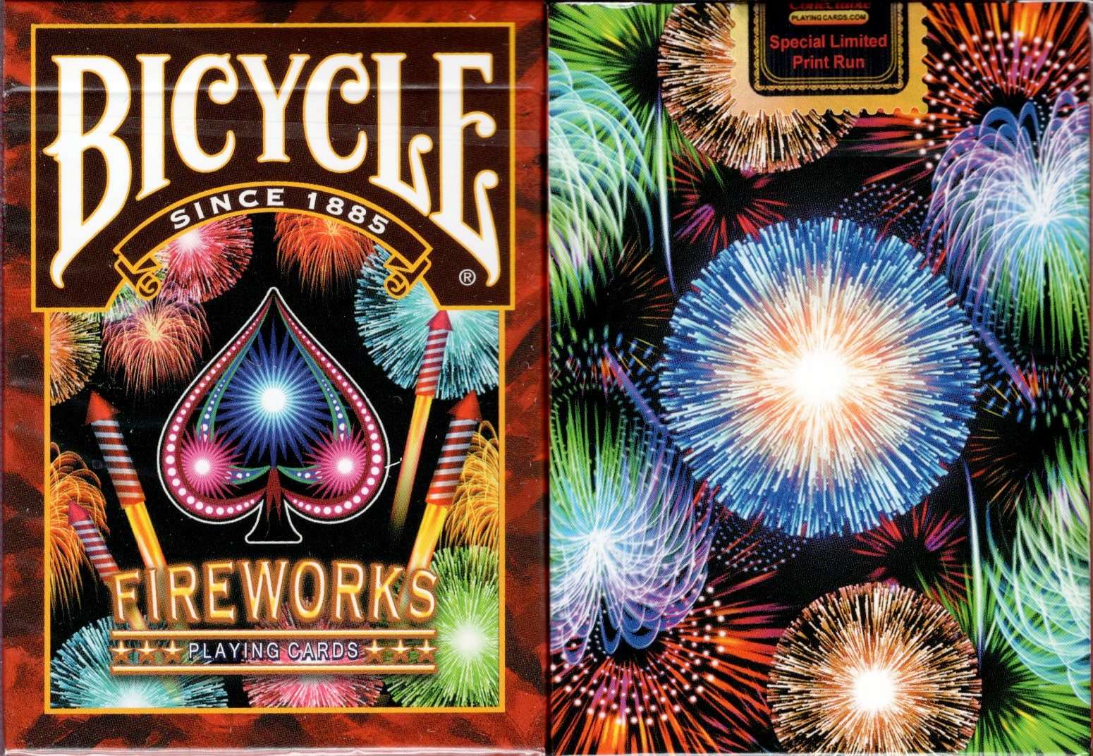 PlayingCardDecks.com-Fireworks v2 Bicycle Playing Cards