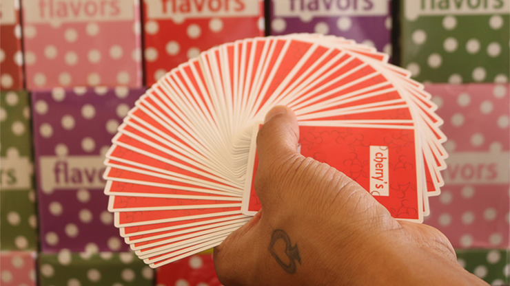 PlayingCardDecks.com-Flavors Cherry Playing Cards Cartamundi