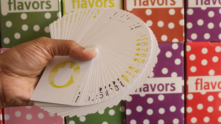 PlayingCardDecks.com-Flavors Lemon Playing Cards Cartamundi