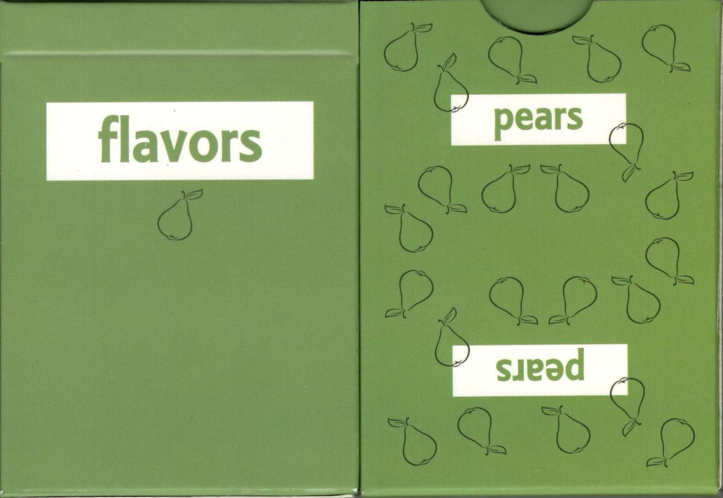 PlayingCardDecks.com-Flavors Pears Playing Cards Cartamundi