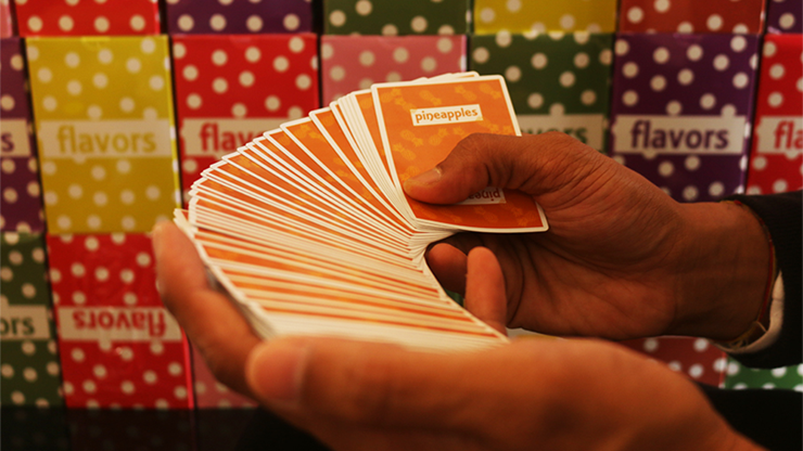 PlayingCardDecks.com-Flavors Pineapple Playing Cards Cartamundi