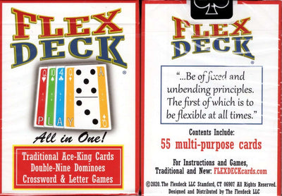 PlayingCardDecks.com-Flex Deck Original Domino Playing Cards USPCC