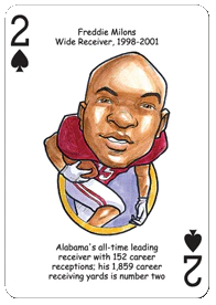 Alabama Football Heroes Playing Cards