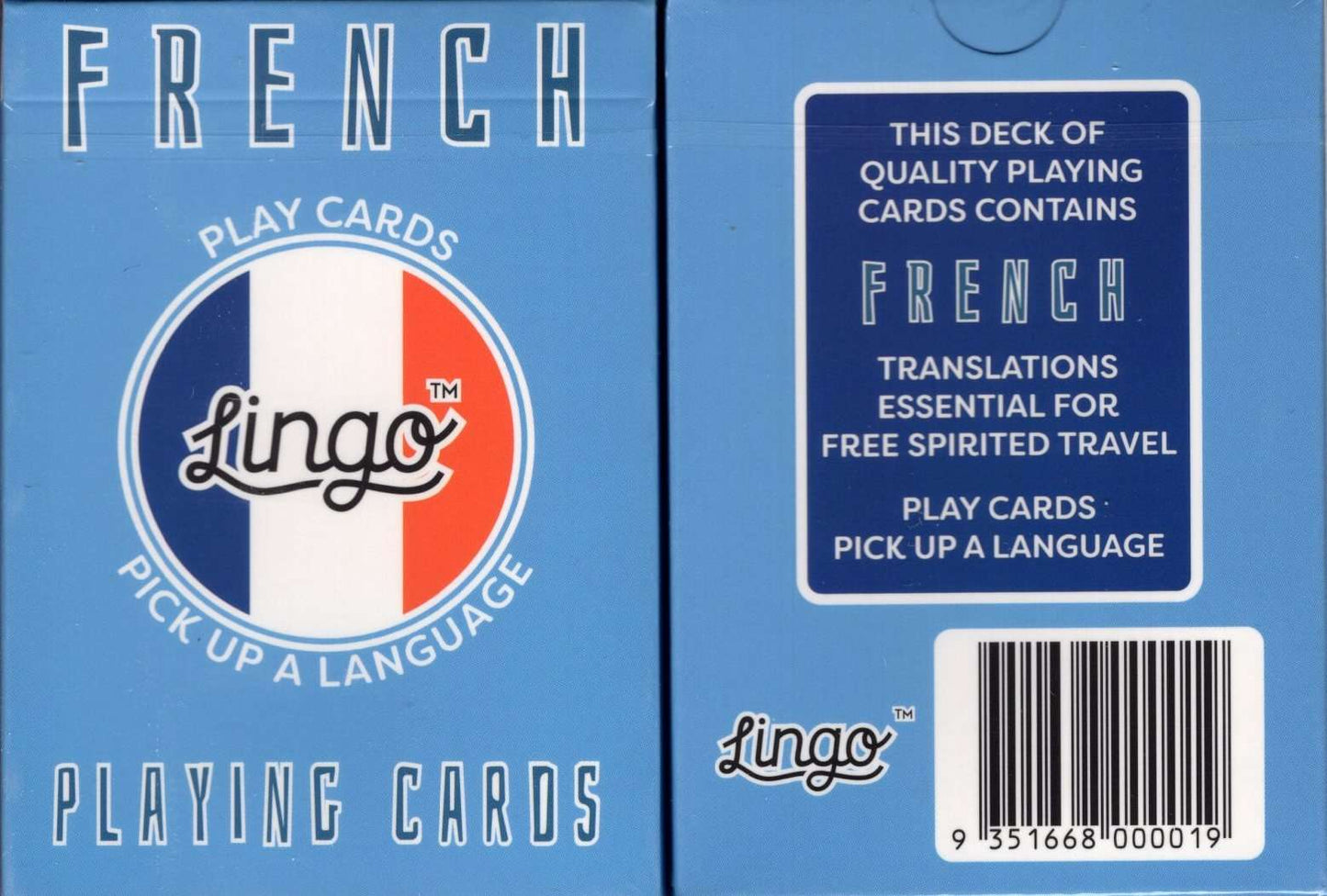 PlayingCardDecks.com-French Lingo Playing Cards